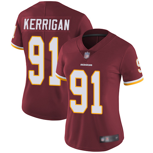 Washington Redskins Limited Burgundy Red Women Ryan Kerrigan Home Jersey NFL Football 91 Vapor